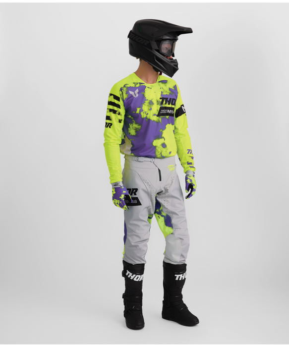 THOR LAUNCHMODE BLEACH PANTS 2026 in Gray/Acid