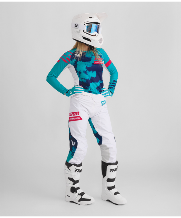 THOR LAUNCHMODE BLEACH WOMEN'S JERSEY 2026 in White/Aqua