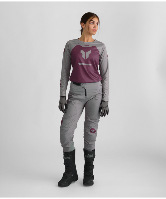 THOR RIDEMODE MENACE WOMEN'S JERSEY 2026 in Purple/Gray