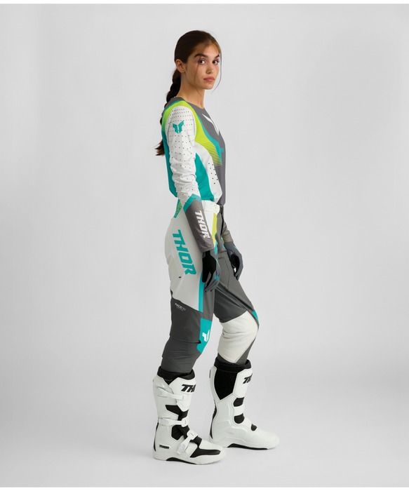 THOR SPORTMODE VELOCITY WOMEN'S PANTS 2026 in Gray/Aqua
