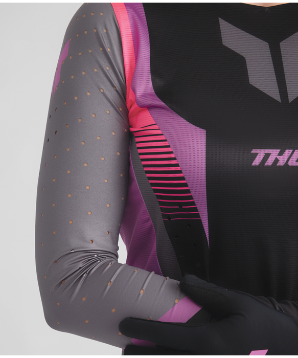 THOR SPORTMODE VELOCITY WOMEN'S JERSEY 2026 in Black/Orchid