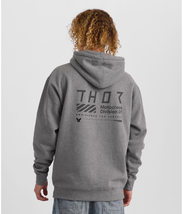 THOR STAMP PULLOVER HOODIE 2026 in Heather Gray