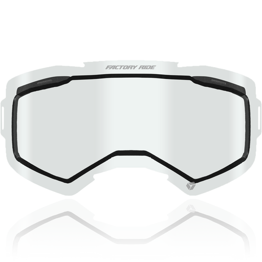 FXR FACTORY RIDE DUAL 2-VENTED LENS 2025 - Clear