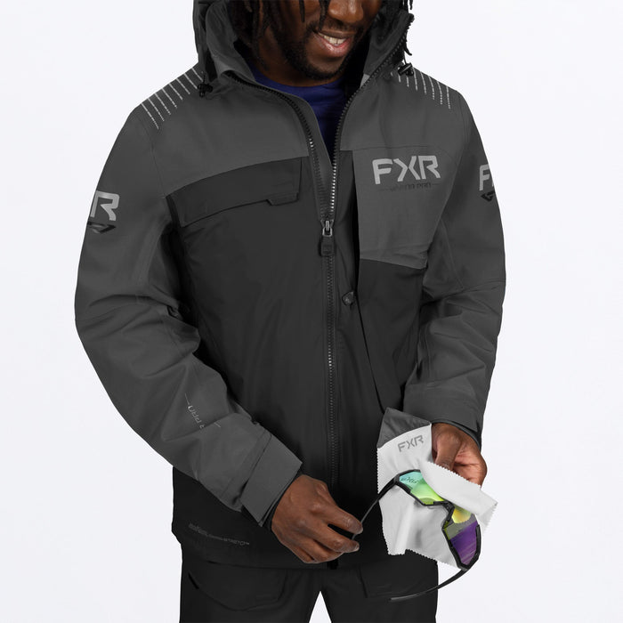 FXR Vapor Pro Tri-Laminate Jacket 2026Asphalt/Black