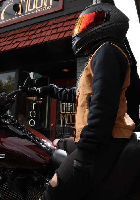 Z1R WOMEN’S JAYROD JACKET 2026 IN Black/Tan