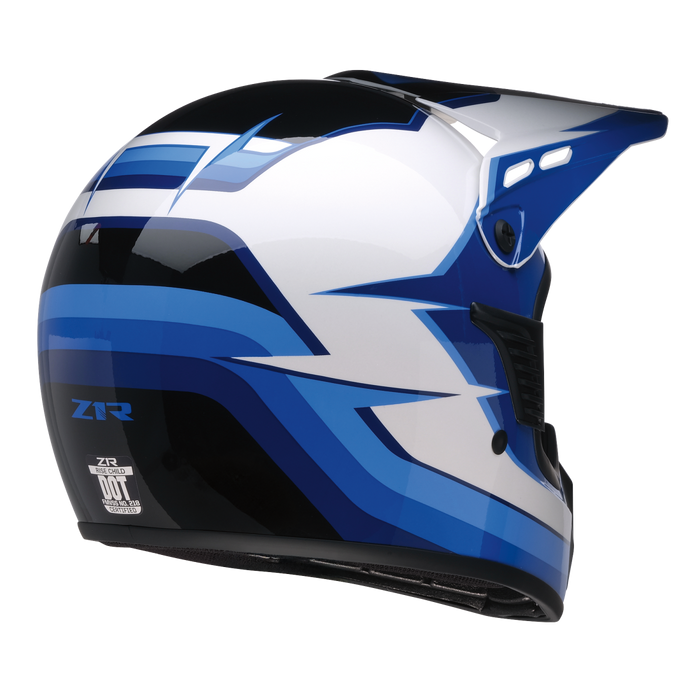 Z1R DIRT MAX VORTEX CHILD HELMET 2026 in Blue/White