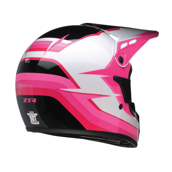 Z1R DIRT MAX VORTEX CHILD HELMET 2026 in Pink/White