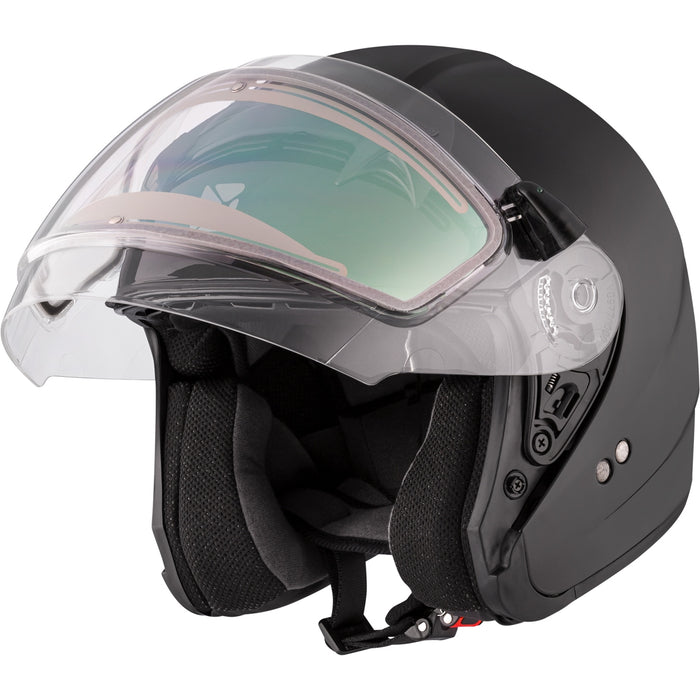 CKX VG77 HELMET SOLID LENS 2025 - MATTE BLACK - ELECTRIC DOUBLE LENS