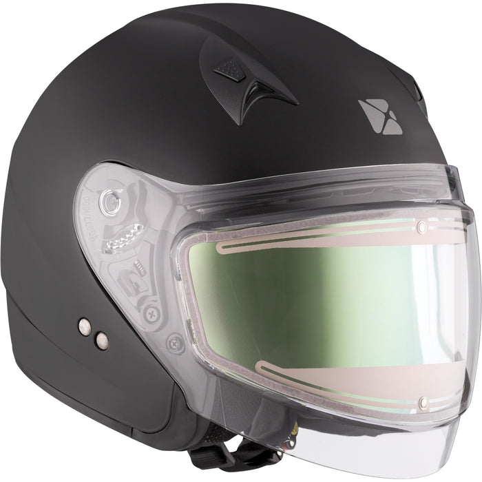 CKX VG77 HELMET SOLID LENS 2025 - MATTE BLACK - ELECTRIC DOUBLE LENS