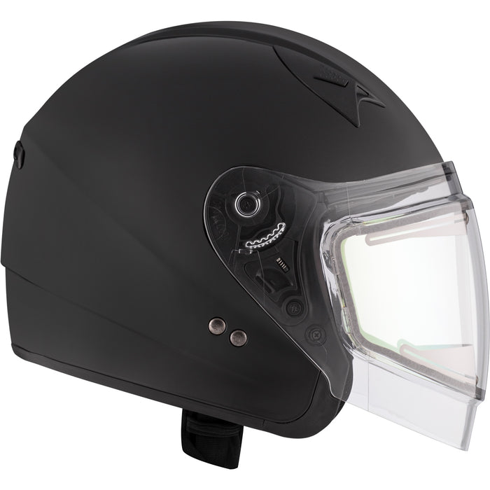 CKX VG77 HELMET SOLID LENS 2025 - MATTE BLACK - ELECTRIC DOUBLE LENS