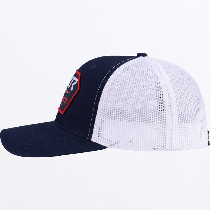 FXR RACE DIV HAT SNOW 2027 in Navy/Red