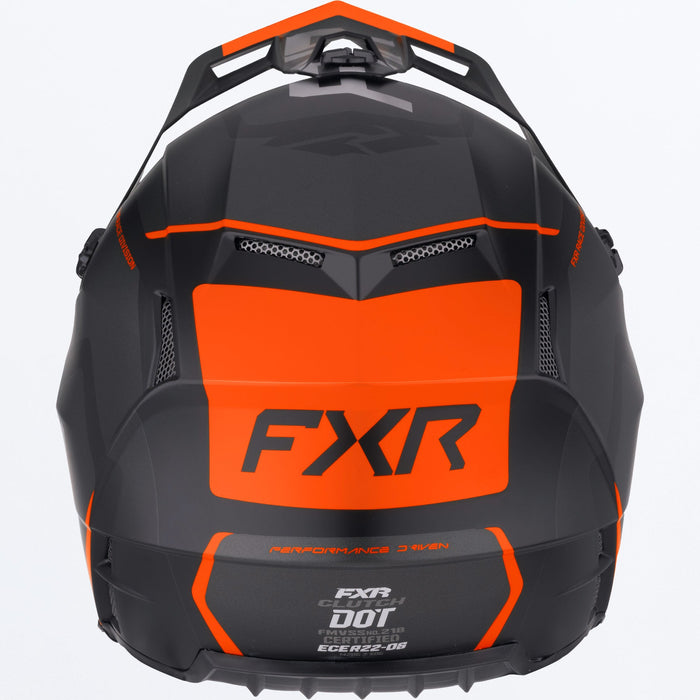FXR CLUTCH EVO HELMET 2025 - Black/Orange