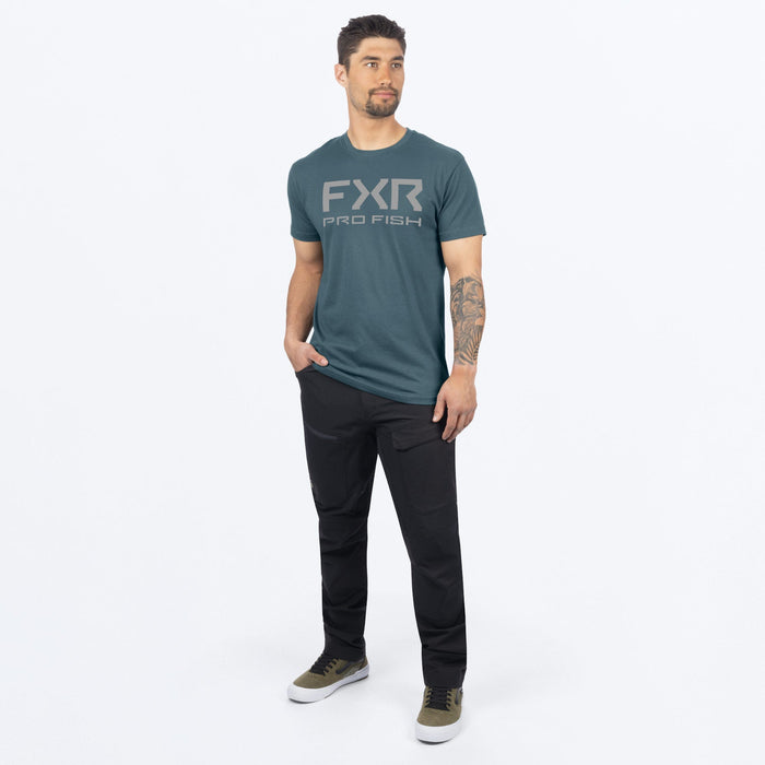 FXR PRO FISH PREMIUM T-SHIRT 2025 - Steel