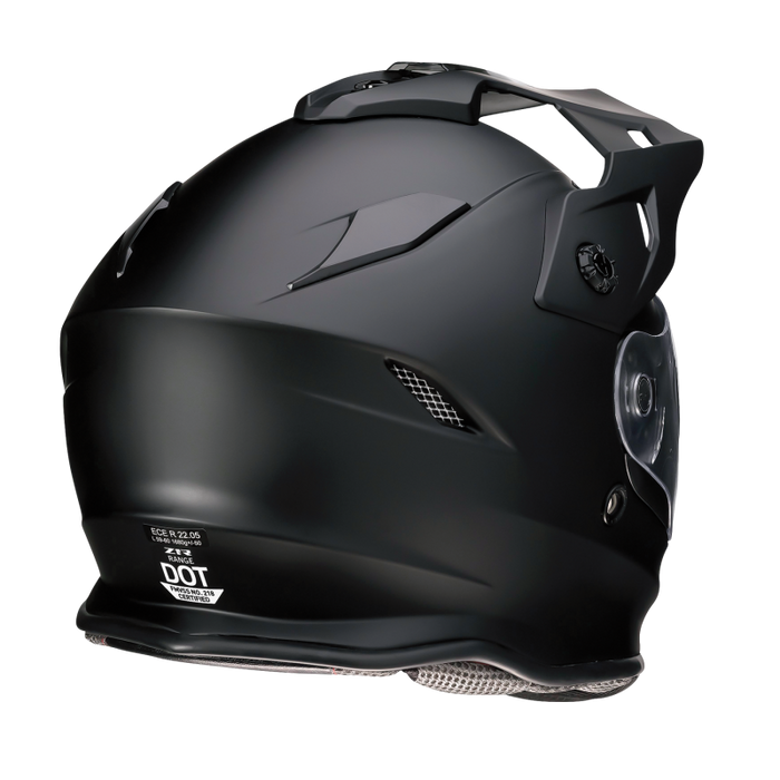 Z1R RANGE 2.0 DUAL SPORT SOLID HELMET in Flat Black