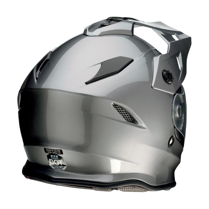 Z1R RANGE 2.0 DUAL SPORT SOLID HELMET in Dark Silver