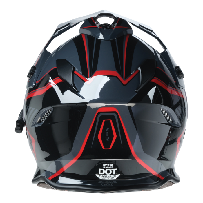 Z1R RANGE 2.0 ROTOR HELMET 2026 in Black/Red