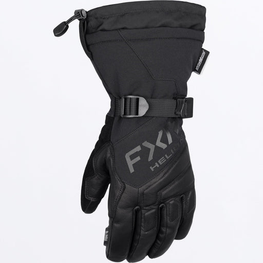 FXR HELIUM HYBRID GAUNTLET GLOVE in Black