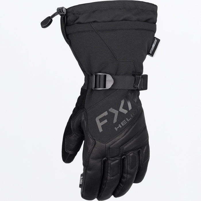 FXR HELIUM HYBRID GAUNTLET GLOVE in Black
