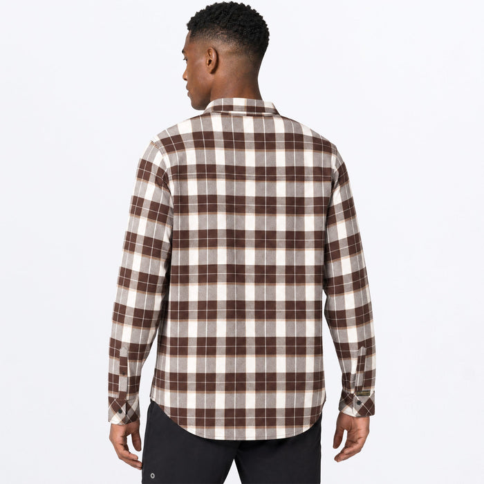 FXR HD FLANNEL SHIRT in D. Cedar/Sand