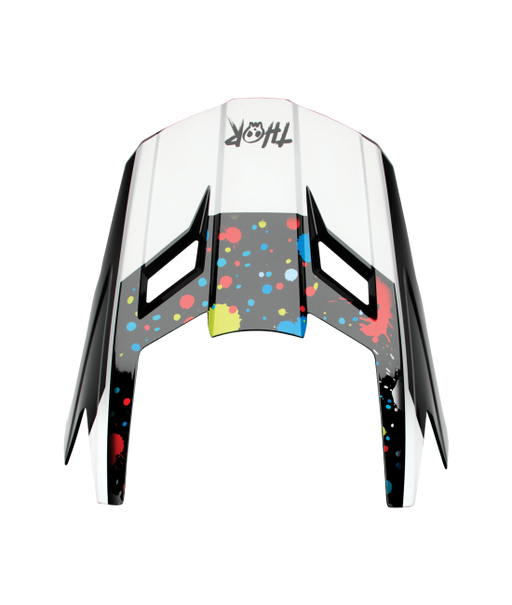 THOR FLEET SPLAT YOUTH VISOR in Black