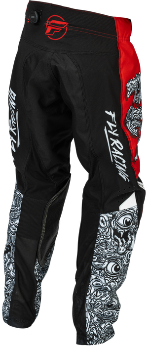 FLY RACING KINETIC MUTANT YOUTH PANTS 2026 in Red/White/Black