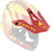 CKX TX019Y ERROR HELMET - REPLACEMENT PEAK in Matte Red/yellow