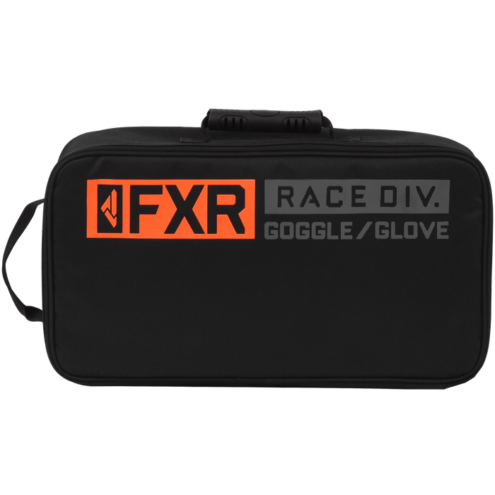 FXR 5-Up Goggle Bag in Black/Orange