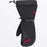 FXR WOMEN'S HYBRID COMBAT MITT in Black/Razz