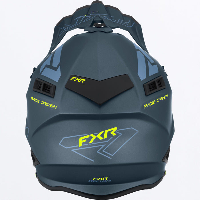 FXR HELIUM PRIME HELMET 2025 - Dark Steel/HiVis
