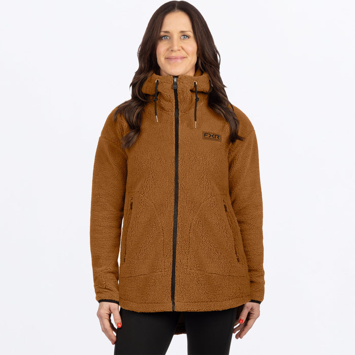 FXR WOMEN'S SAPPHIRE SHERPA JACKET in Umber
