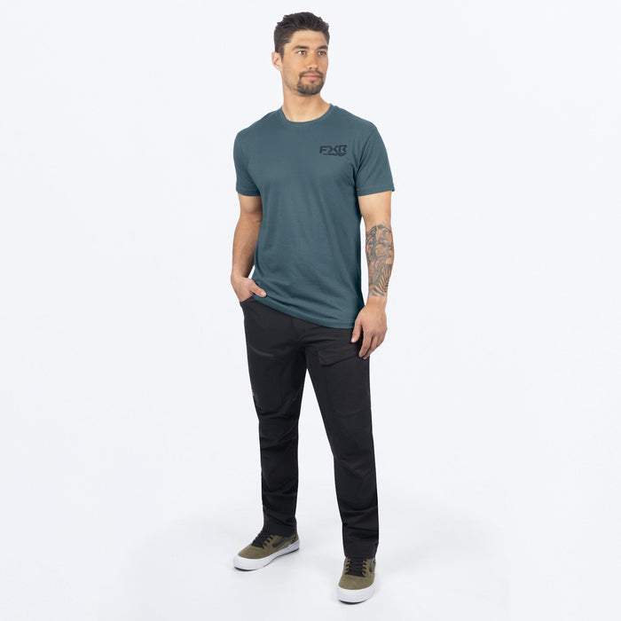 FXR ASCEND PREMIUM T-SHIRT 2025 - Steel