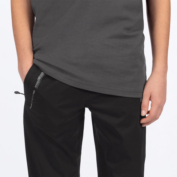 FXR YOUTH ADVENTURE LITE TRI-LAMINATE PANT in Black