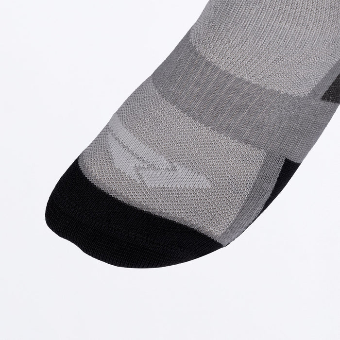 FXR RIDING SOCK AIR (1 PAIR) SNOW 2027 in Char/Grey
