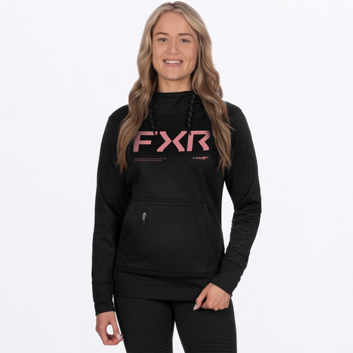 FXR HYDROGEN TECH PULLOVER WOMEN'S HOODIE 2025 - Black/Rose