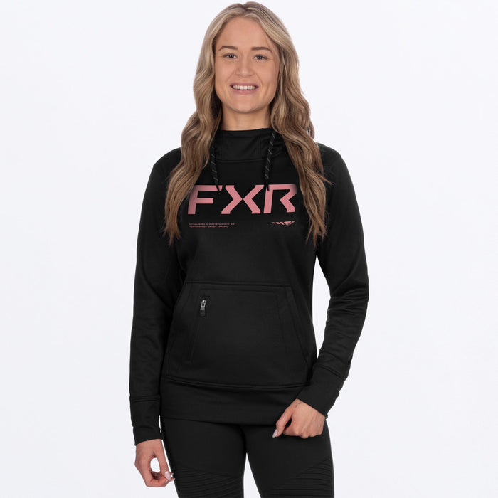 FXR HYDROGEN TECH PULLOVER WOMEN'S HOODIE 2025 - Black/Rose