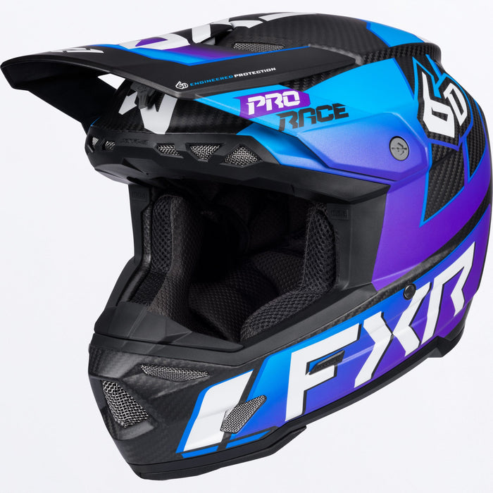 FXR 6D ATR-3 RACE DIV. HELMET 2025 - Aurora