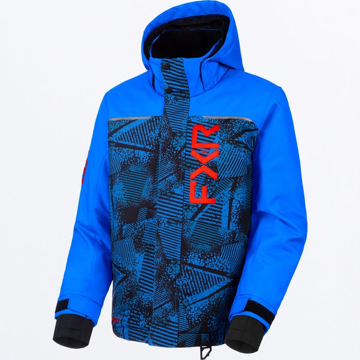FXR CHILD KICKER JACKET 2025 - Blue Hazard/Red