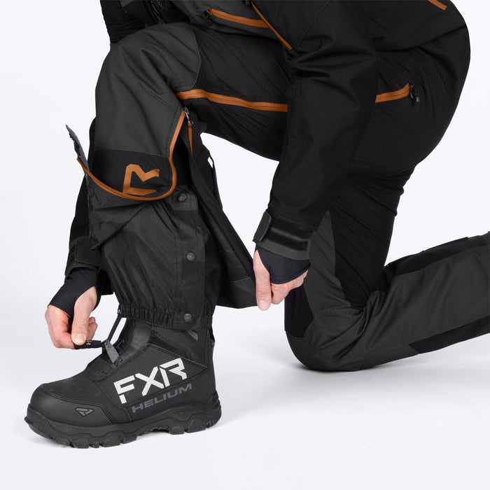 FXR VERTICAL MTX INSULATED MONOSUITS 2026 - Black/Asphalt/Kash