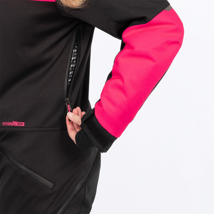 FXR Women's Revo F.A.S.T.™ Monosuit in Black/Razz