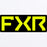 FXR Split Sticker 3” in HiVis/Black 