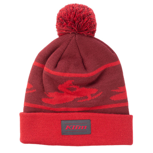 Klim Bomber Beanies in Cabernet - Chili Pepper
