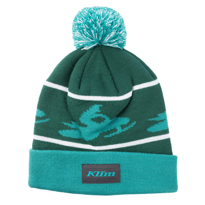 Klim Bomber Beanies in Rain Forest - Green Blue Slate