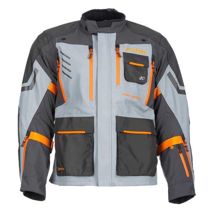 KLIM CARLSBAD JACKET 2026 in Asphalt - Ember Orange