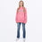 FXR YOUTH HYDROGEN TECH PULLOVER HOODIE in Rose/Grey