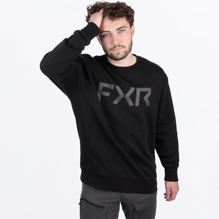 FXR CORE COTTON CREWNECK SWEATSHIRT 2025 - Black Ops