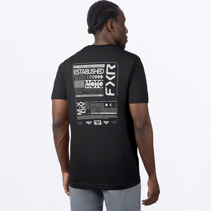 FXR VICTORY LAP PREMIUM T-SHIRT 2025 - Black/White
