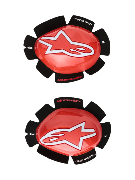 ALPINESTARS GP TECH KNEE SLIDERS IN Red/White