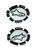 ALPINESTARS GP PLUS KNEE SLIDERS IN White/Black