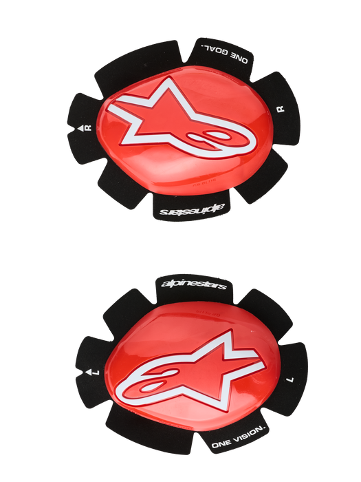 ALPINESTARS GP PLUS KNEE SLIDERS IN Red/White