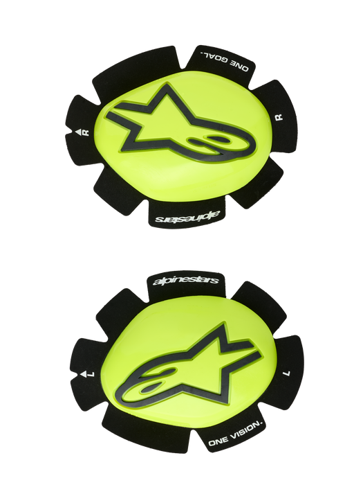 Yellow Fluo/BlackALPINESTARS GP PLUS KNEE SLIDERS IN 